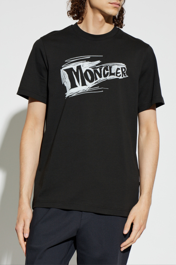 Moncler T-shirt with printed logo | Men's | Vitkac